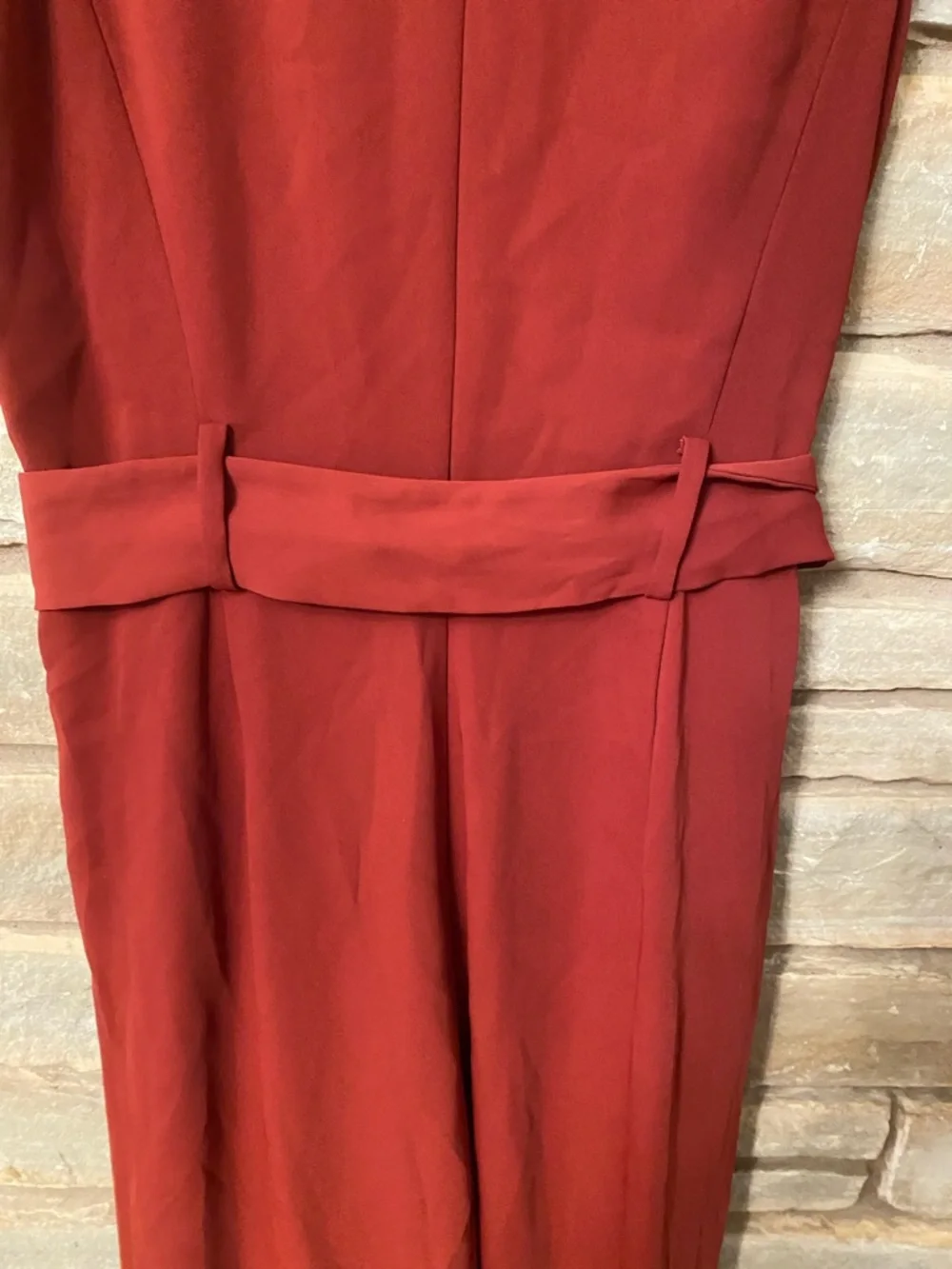 Antonio Melani Wide Leg V-Neck Jumpsuit Size 4